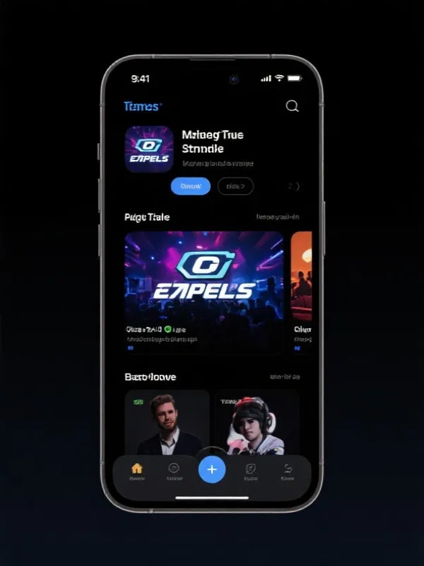 英雄联盟赛事直播App界面展示