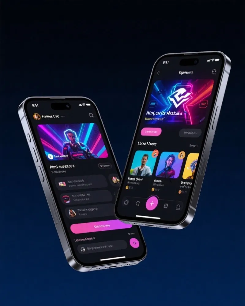 英雄联盟直播App界面展示